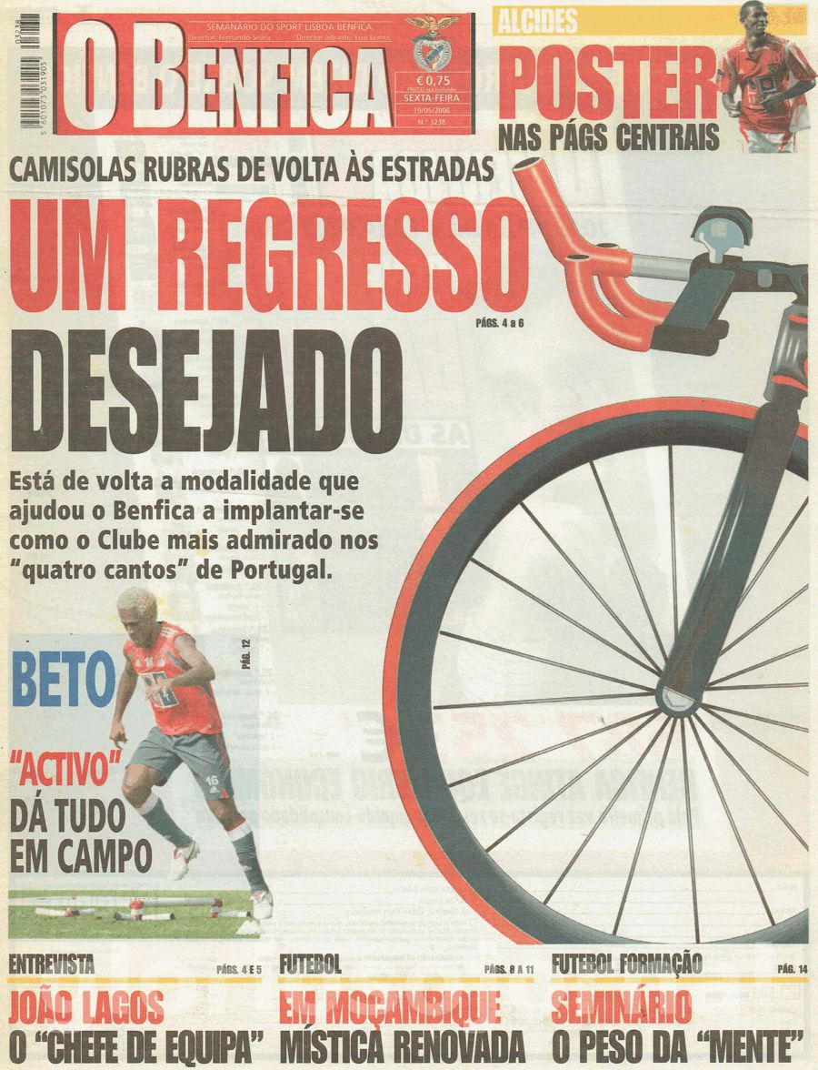 jornal o benfica 3238 2006-05-19